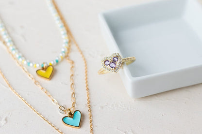 Adjustable Heart Ring - Foxy Bee Jewels